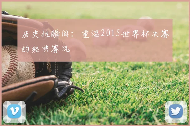 历史性瞬间：重温2015世界杯决赛的经典赛况